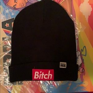 Black beanie